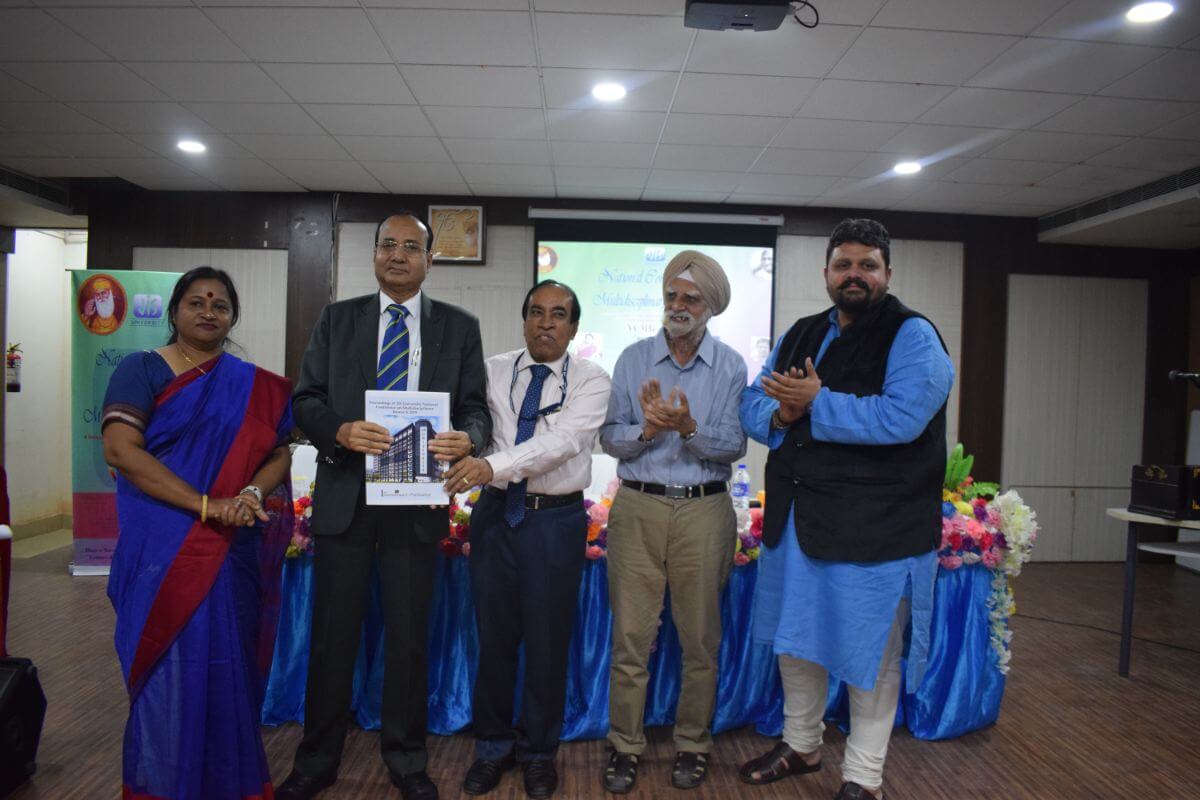 The National Conference on Multidisciplinary Research (NCMR 2019), the first interdisciplinary research platform for the academicians and researchers across India was organised by JIS University on 12th and 13th November 2019 at the University campus. With participation from Universities across the nation, NCMR 2019 witnessed more than 100 contributed papers, among which only quality research papers were selected for the conference. The conference papers covered around diverse range of subject areas including physics, biological sciences, chemistry, management, juridical sciences, education discipline, oral & dental sciences, computer and computational biology applications. There were four very eminent invited speakers who delivered their key note lectures namely Padmashree Prof. Ajoy Ray (Director of JIS Institute of Advance Studies & Research, Kolkata), Mr. Chaitanya Chinchlikar (Vice-President & CTO, Whistling Woods International), Dr. Snehal S Donde (Member, World Water Council, Convener- Ganga Mission), Dr. Soumya Bandyopadhyay (Scientist/Engineer- ‘SG’ & Head Regional Remote Sensing Centre-East, ISRO) and Prof. P. N. Ghosh (Ex. Vice Chancellor, Jadavpur University).